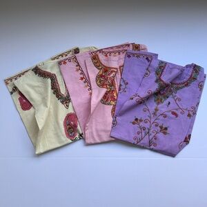 3 Fabindia Tunics - New Without tags - NWOT
